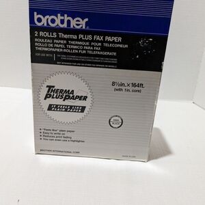 Brother Thermal Plus Fax Paper 2 Rolls  (8.5 In x 164 ft)
